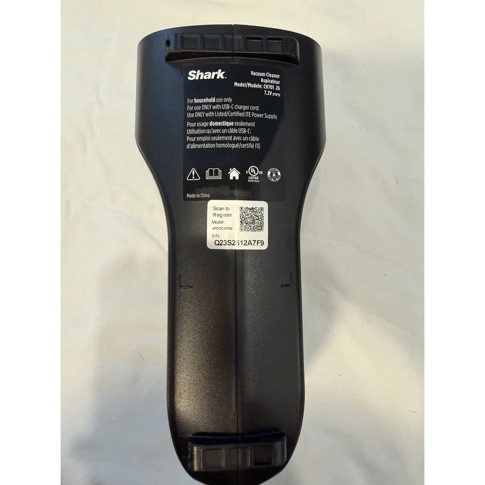 Shark Handheld Vacuum Model XPODCH700 Replacement Body Model CH701  7.2V‎ Blue
